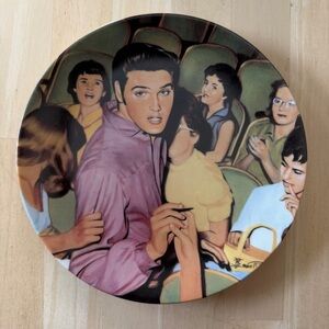Elvis Presley 'With Love, Elvis' Collectible Plate from Bradford Exchange